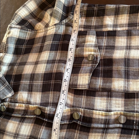 Sanctuary Shirtdress or Duster, Plaid Cotten & Rayon Cozy NWOT - never worn. - Picture 5 of 7